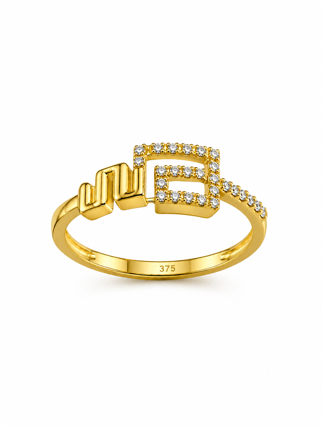 9K Gold Urban Luxe Ring (Size - 13)