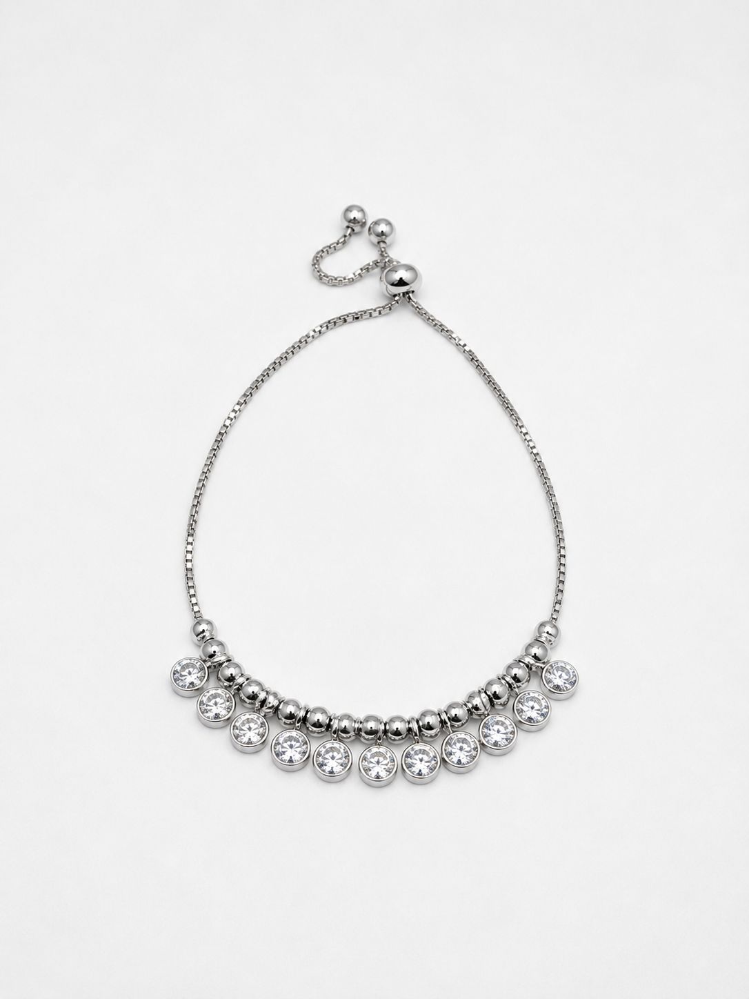 Crystal Charm  bead Bracelet
