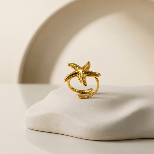 Demi Fine Starfish Statement Ring