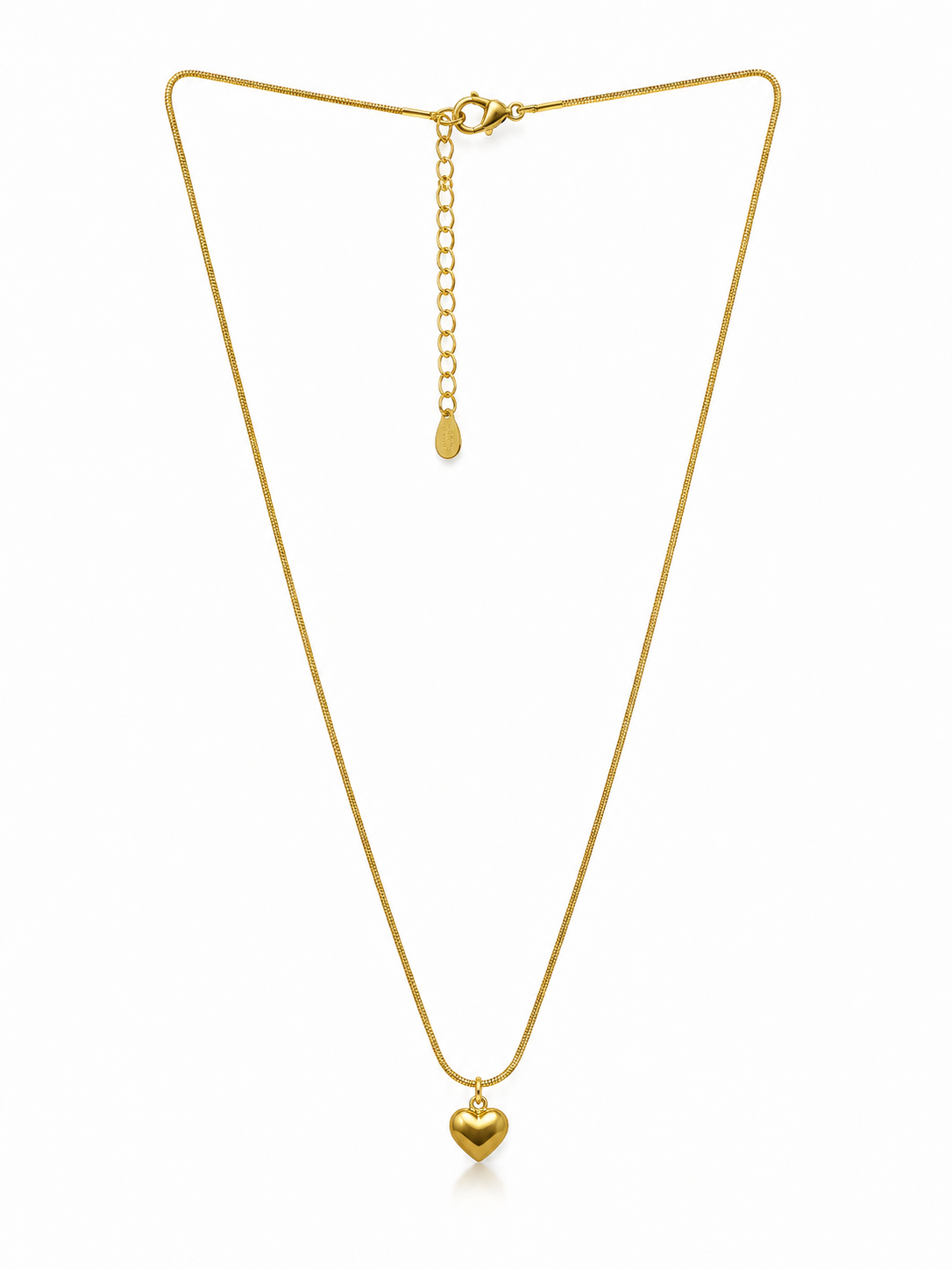 Demi Fine Golden Heart Pendant Necklace