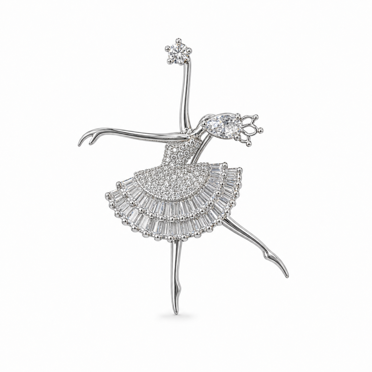 Royal Dancing Girl Brooch