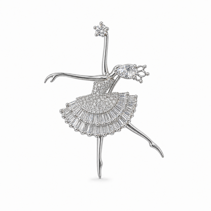 Royal Dancing Girl Brooch