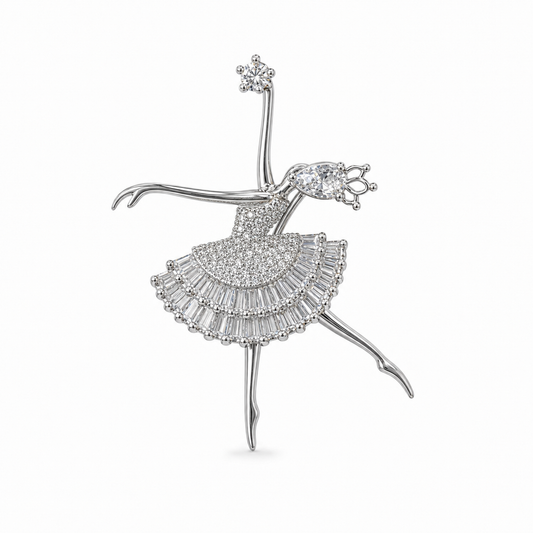 Royal Dancing Girl Brooch