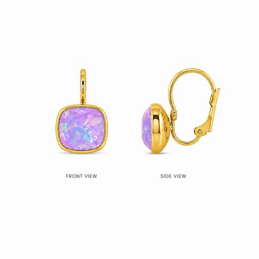 Demi Fine Lavender Opal Drop Earrings