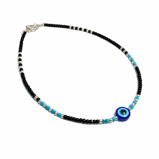 Evil Eye Beaded Anklet