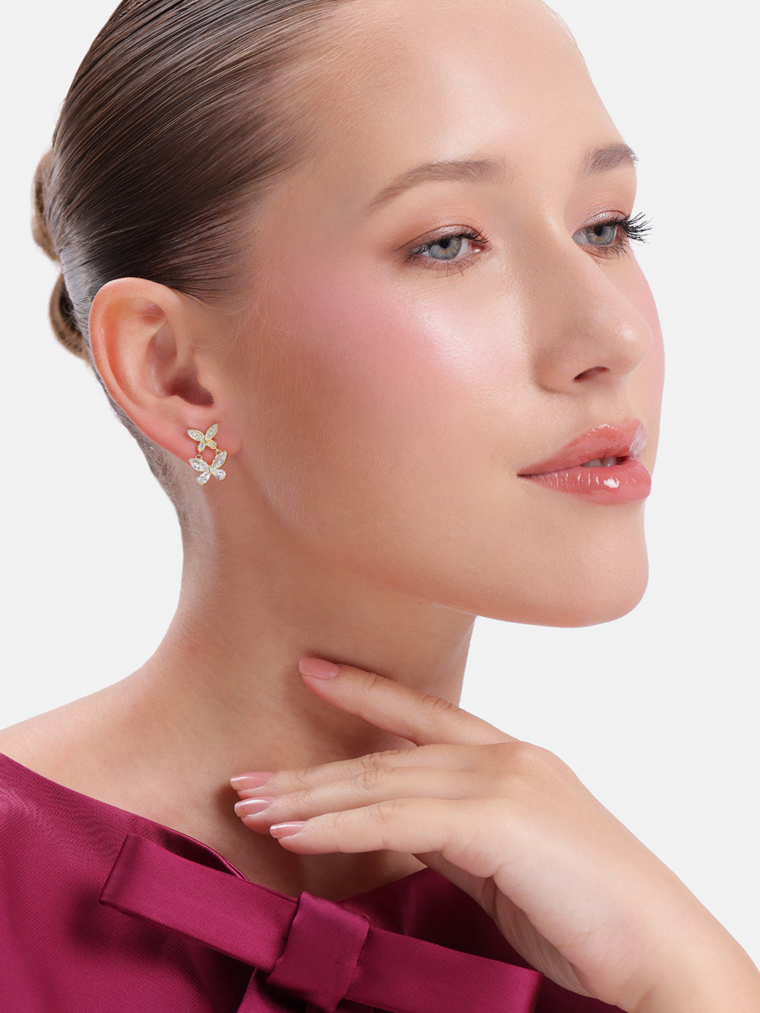 925 sterling silver drop earrings