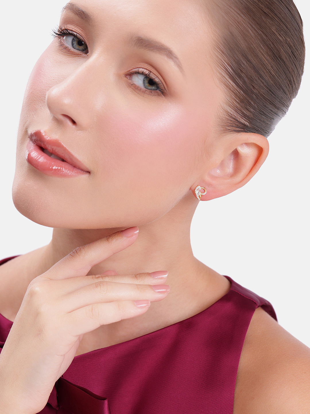 925 sterling silver set of 3 earrings
