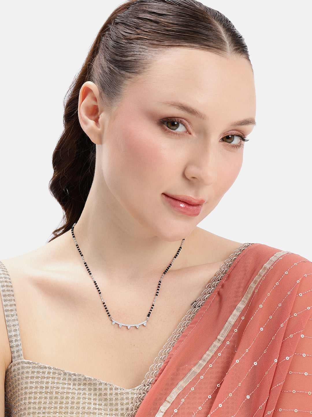 925 Silver Love Link Mangal Sutra