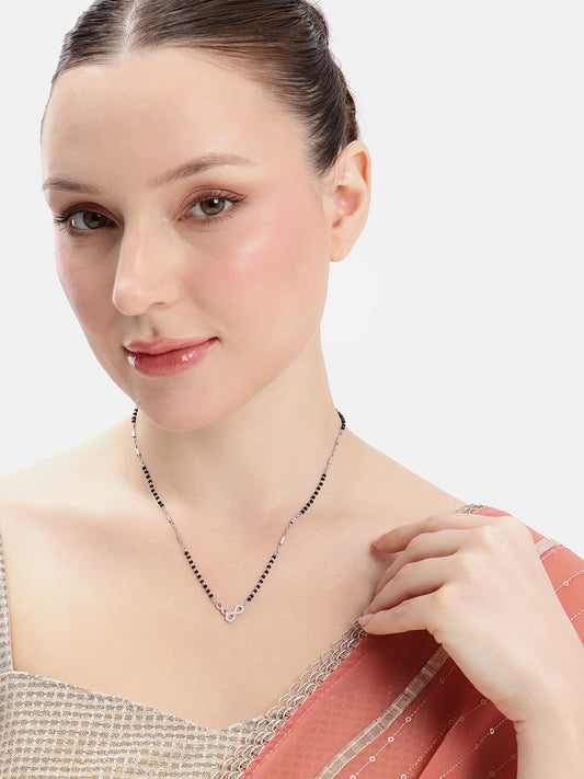 925 Silver Infinity Love Loop Mangal Sutra