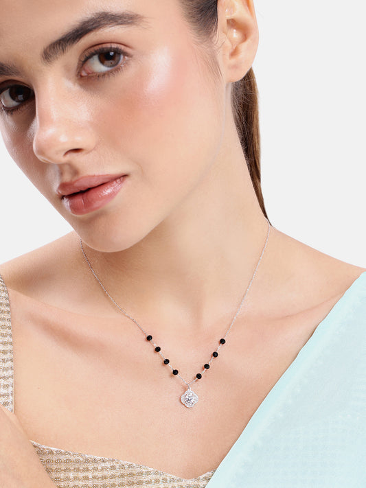 925 Silver Solitaire Glow MangalSutra