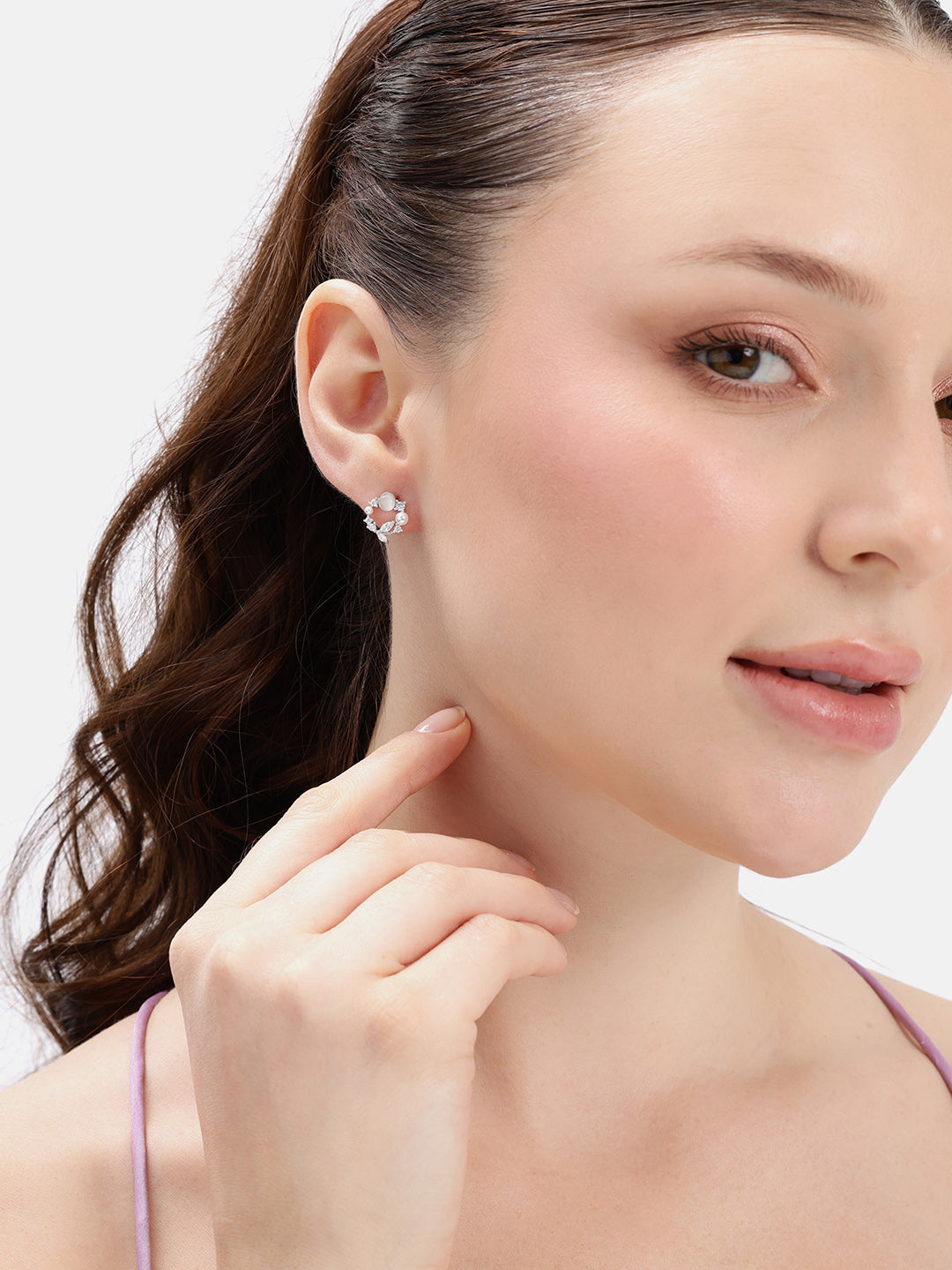 925 sterling silver stud earrings