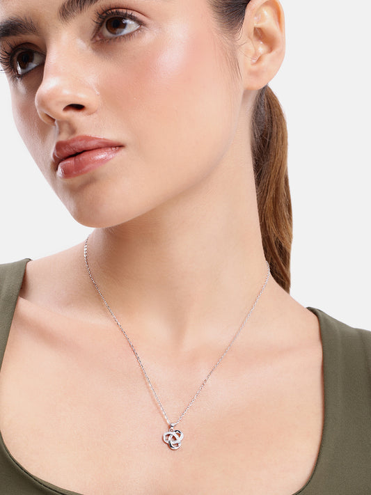 Infinity Knot Sparkle Necklace