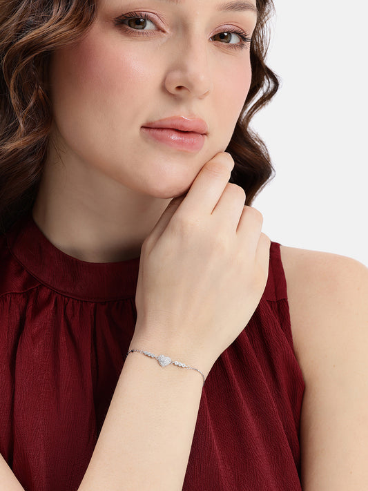 925 sterling silver mangalsutra bracelet with black beaded chain
