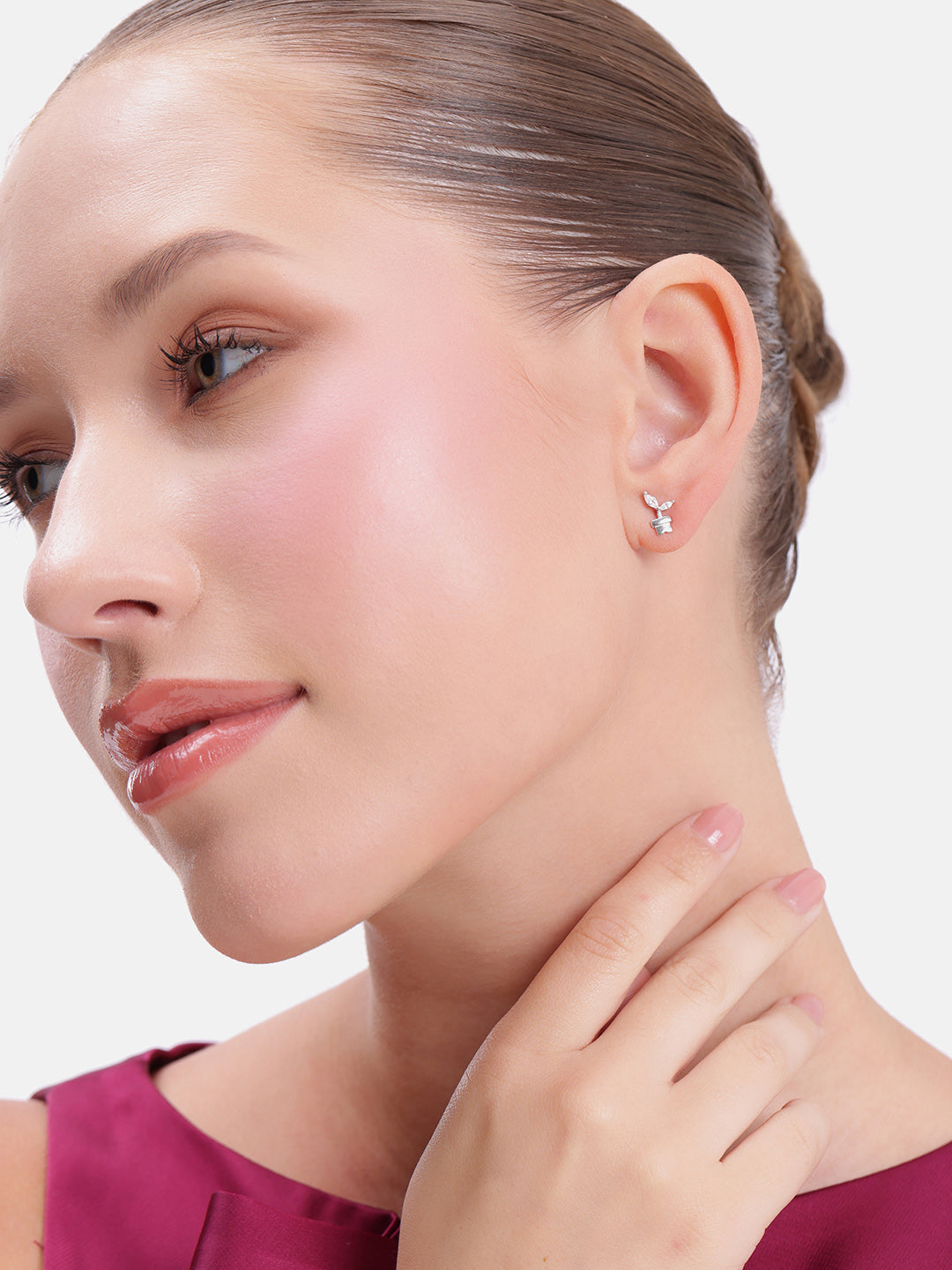 925 sterling silver stud earrings