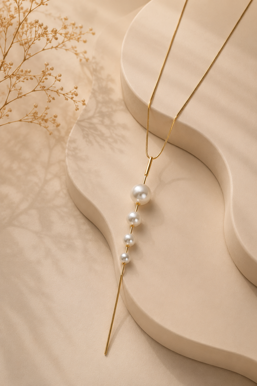 Demi Fine Pearl Cascade Drop Necklace