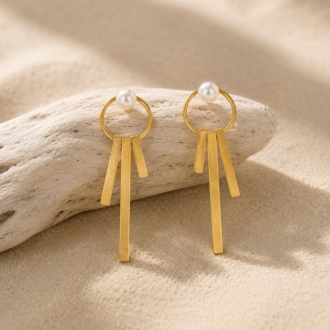 Demi Fine Pearl Tassel Drop Earrings