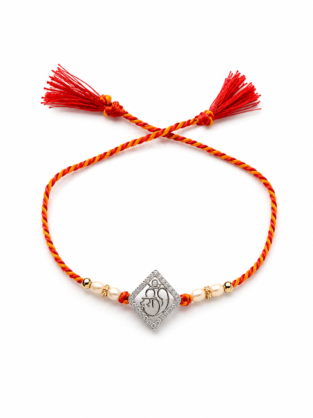 Divine Om Pearl Rakhi