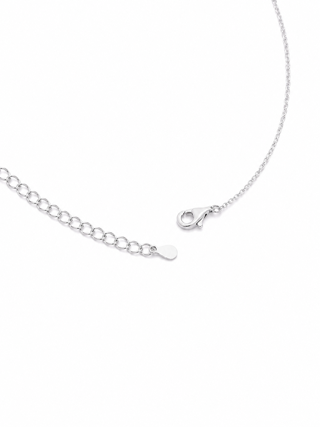 Silver Serenity Protection Charm Necklace