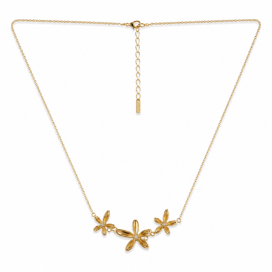 Demi Fine Fleur Trio Floral Necklace