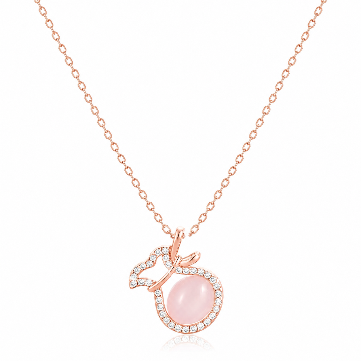 Silver Luna Pot Elegance Necklace