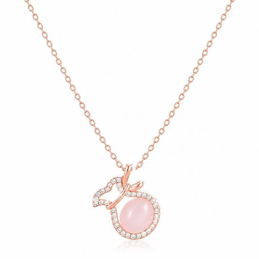 Silver Luna Pot Elegance Necklace