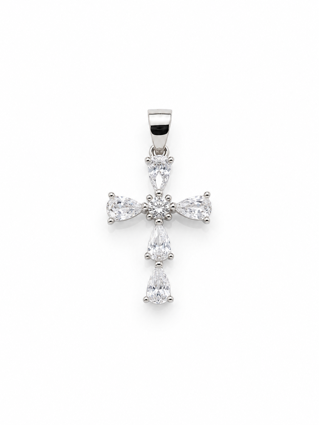 925 Silver Divine Glow Cross Pendant