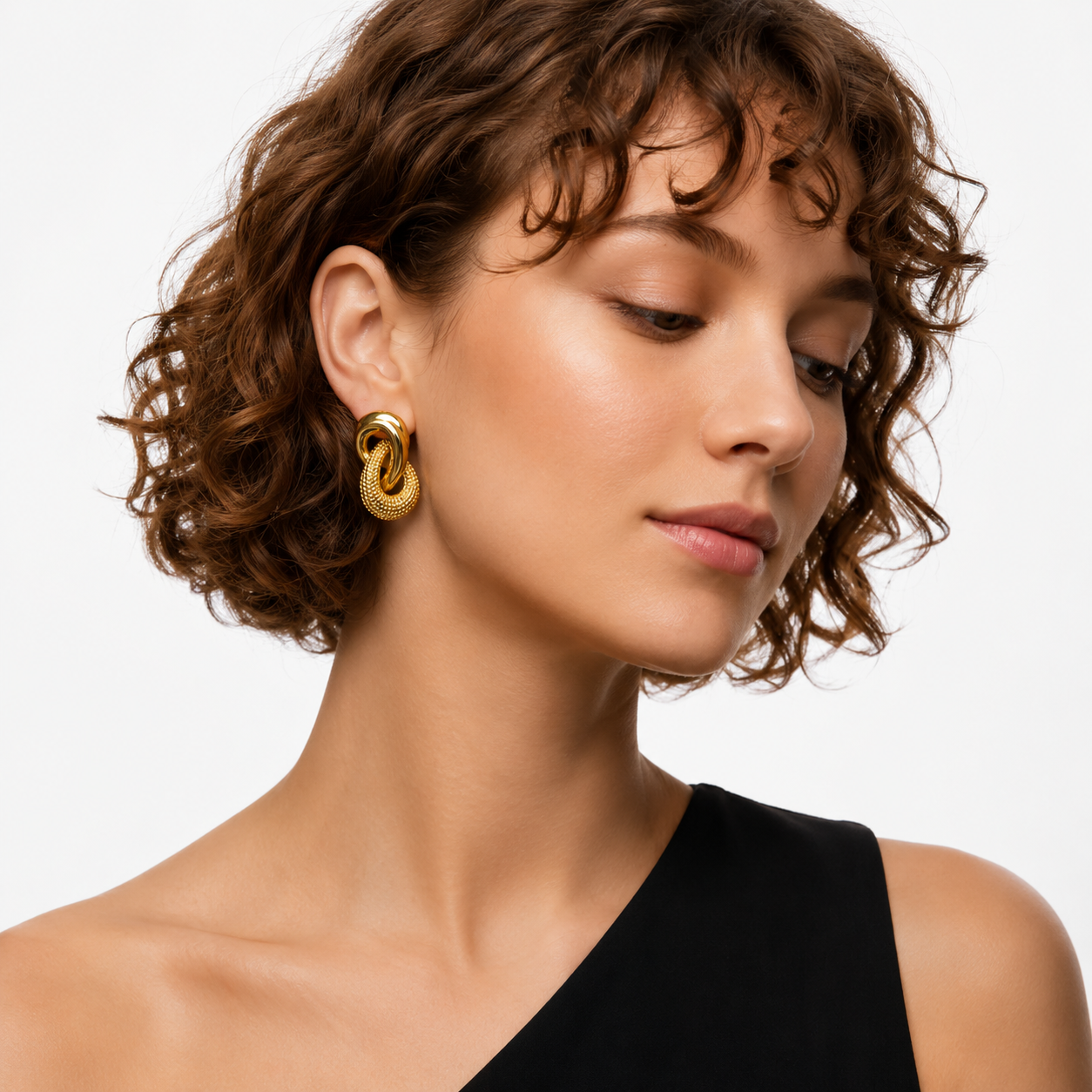 Demi Fine Aurelia Interlocked Knot Earrings