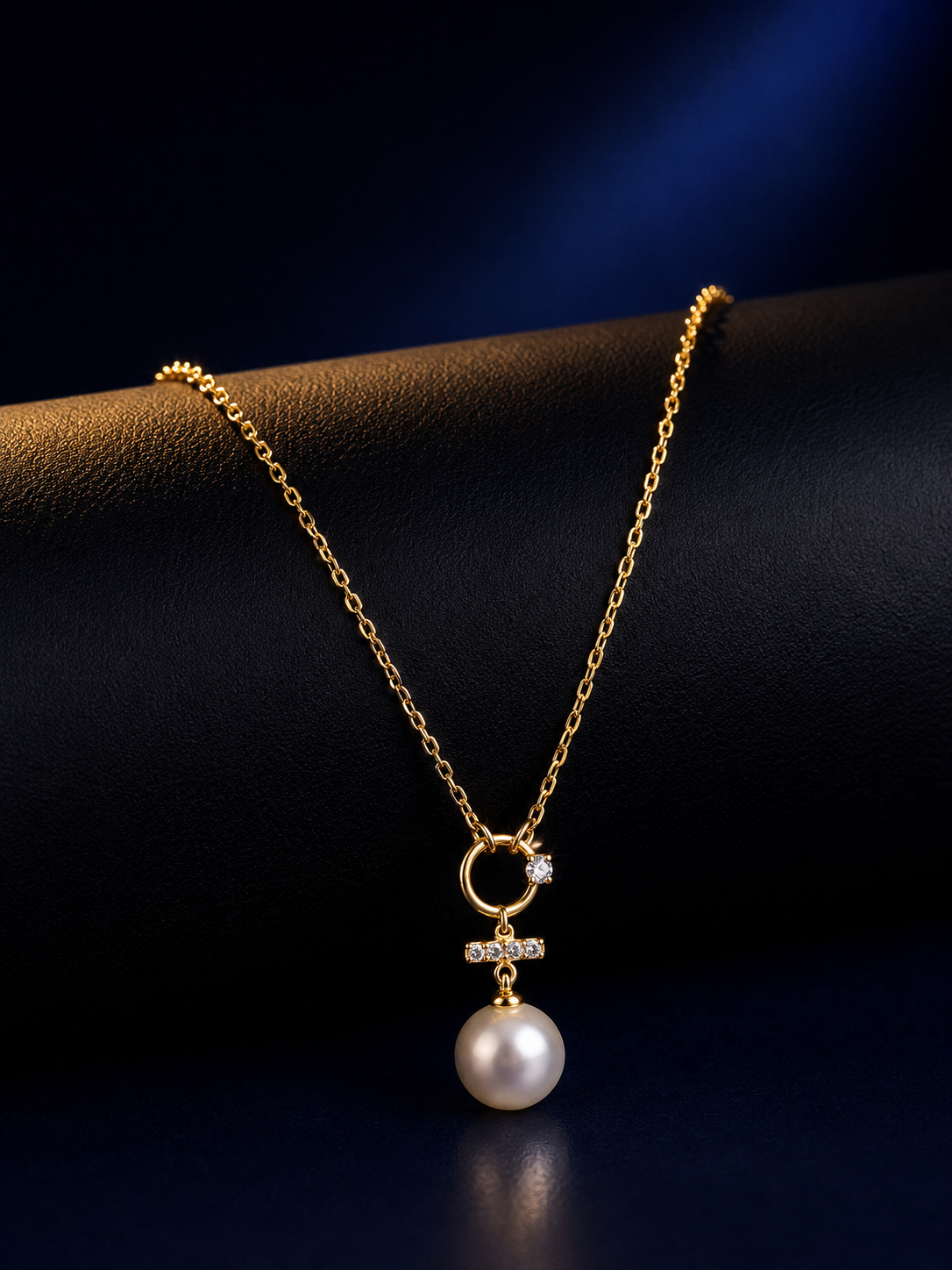 925 Silver Luna Pearl Drop  Necklaces