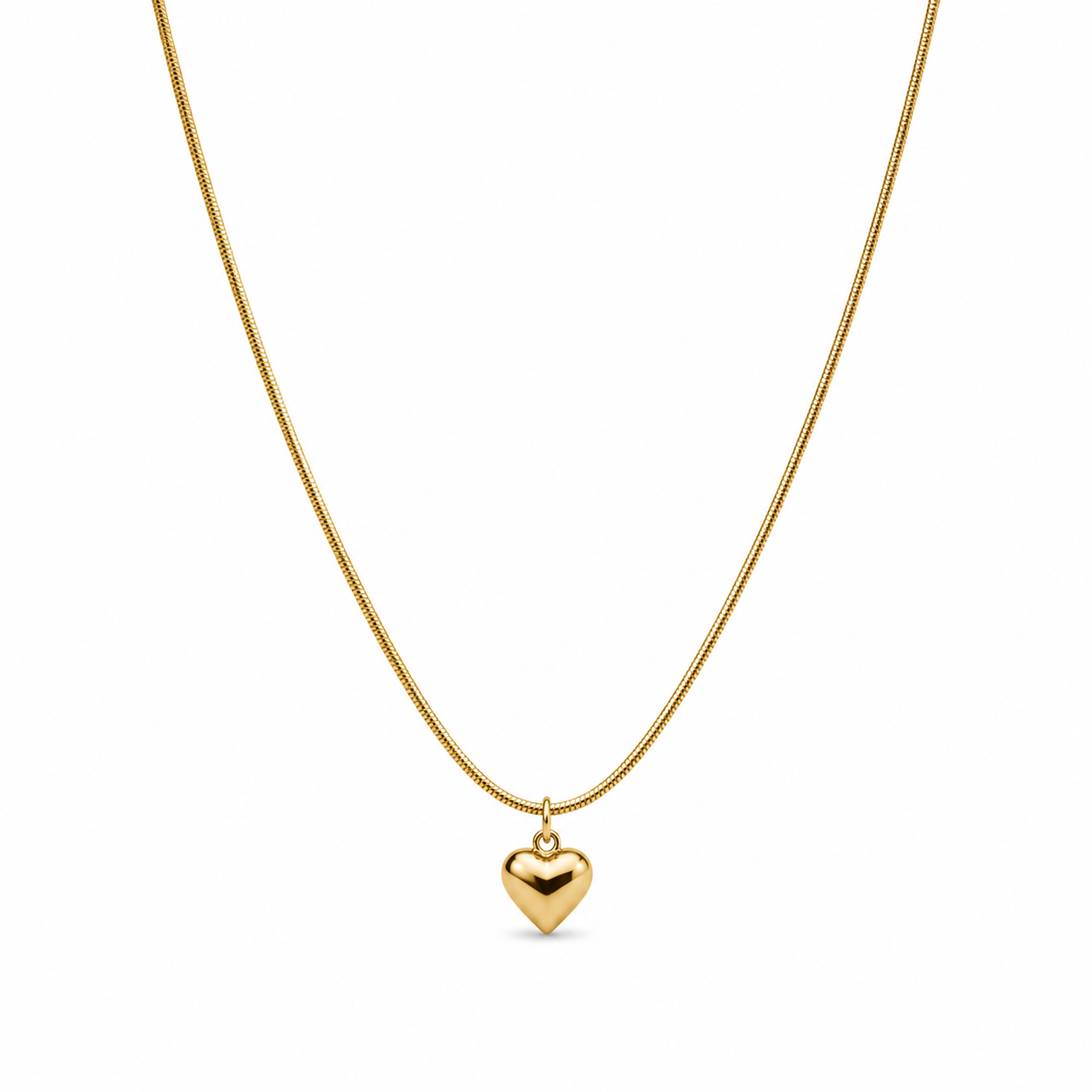 Demi Fine Golden Heart Pendant Necklace