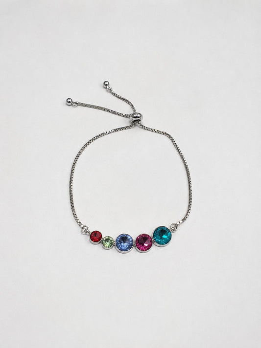 Adjustable Rainbow Bracelet