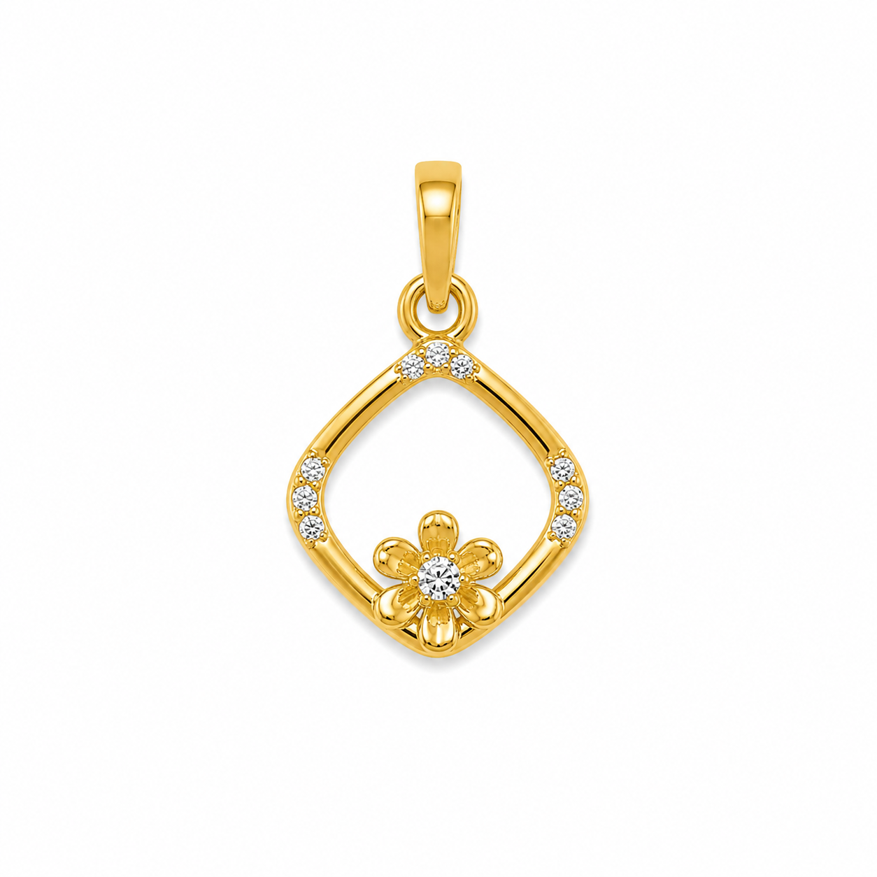 Petal 9 Karat Gold Pendant