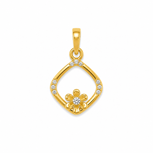 Petal 9 Karat Gold Pendant