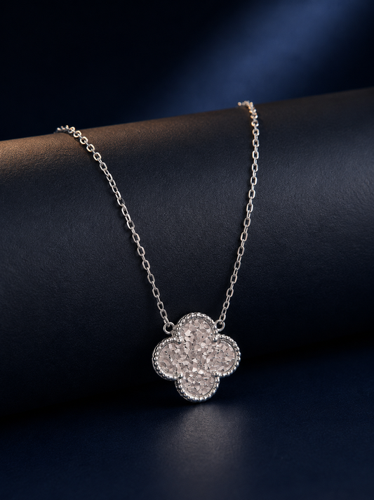 925 Silver Minimal Flower Silver Pendant