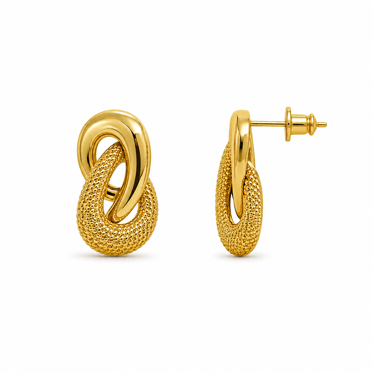 Demi Fine Aurelia Interlocked Knot Earrings