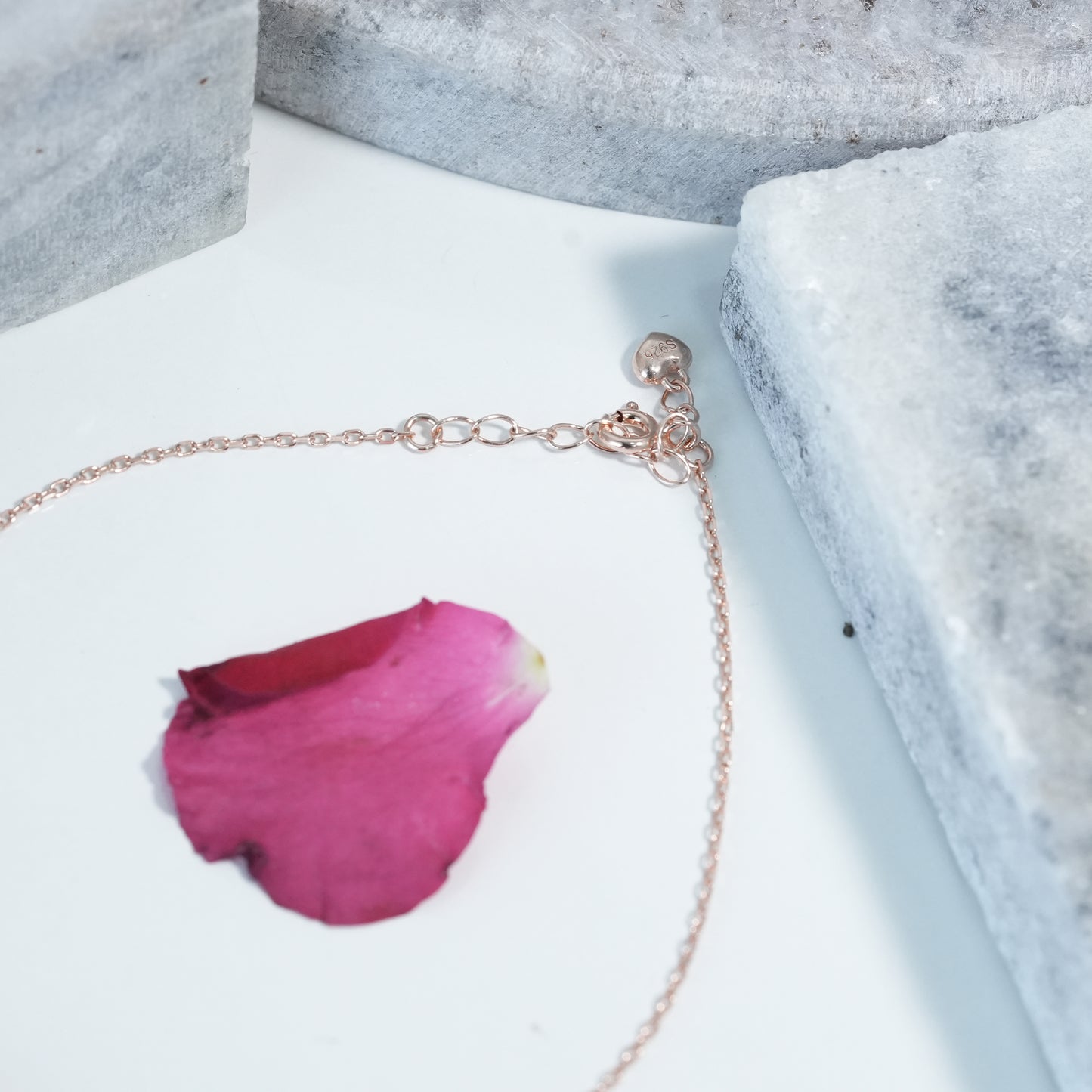 Rose Gold Bead Charm Design
