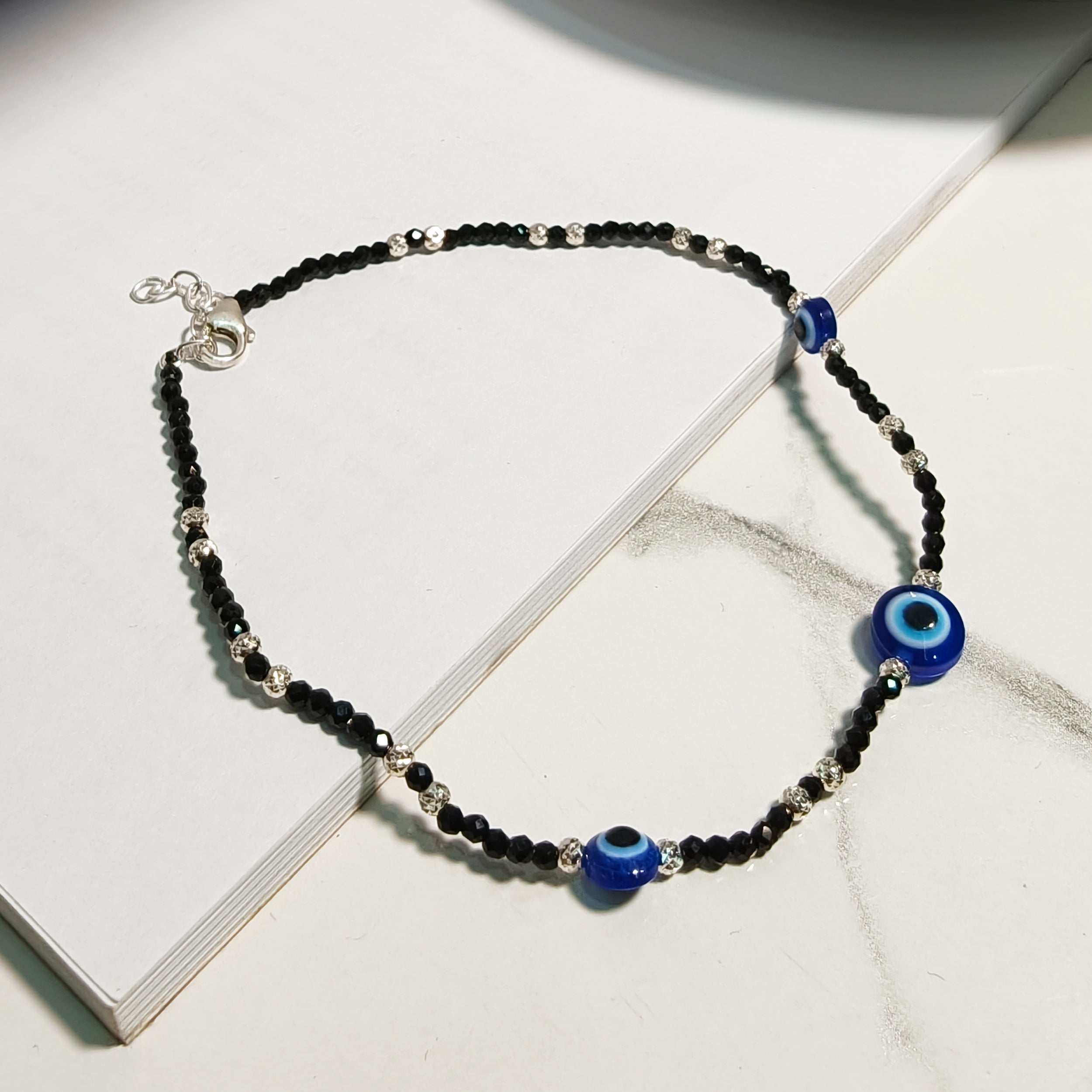 Triple Evil Eye Anklet