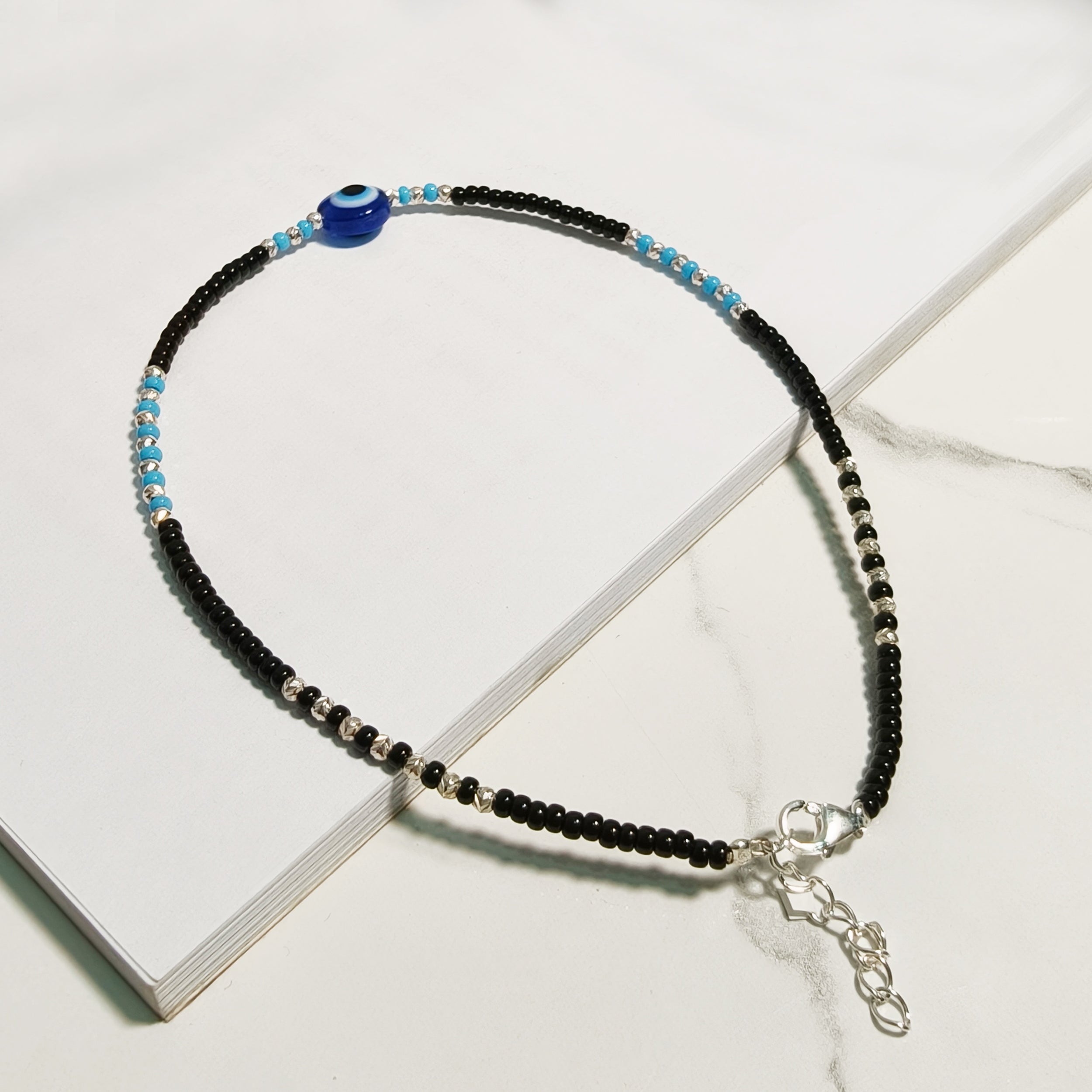 Evil Eye Beaded Anklet