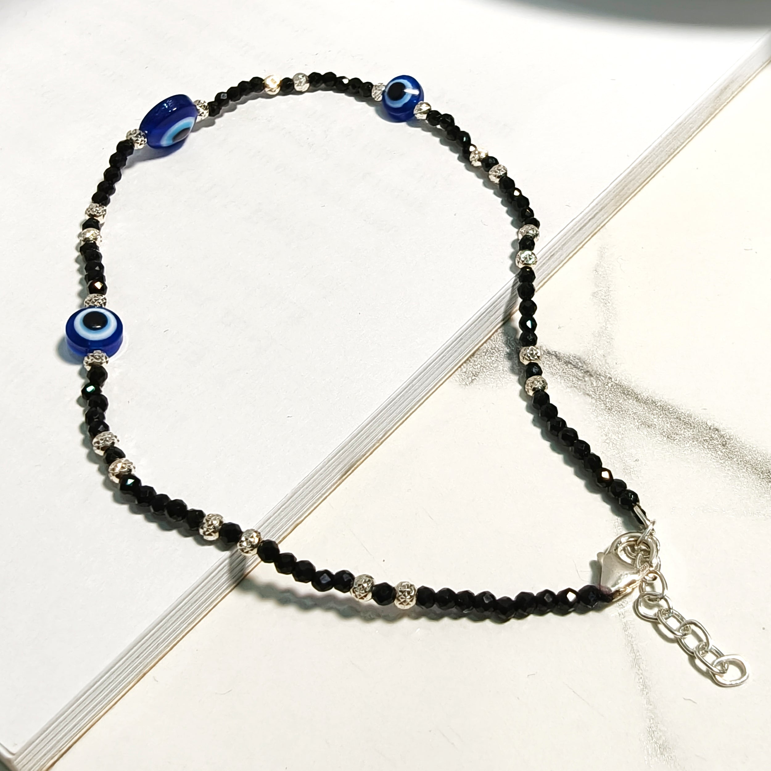 Triple Evil Eye Anklet