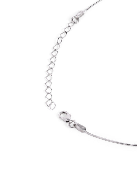 925 sterling silver mangalsutra with black beaded chain
