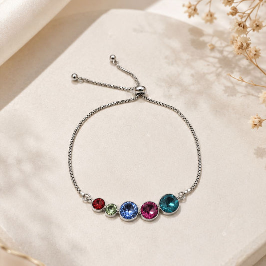 Adjustable Rainbow Bracelet