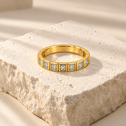 Square Shine Ring