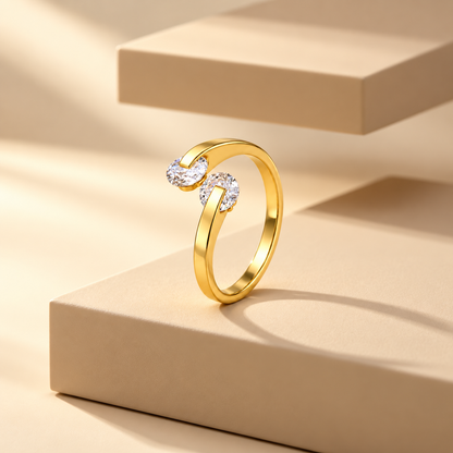 Twin Sparkle Ring