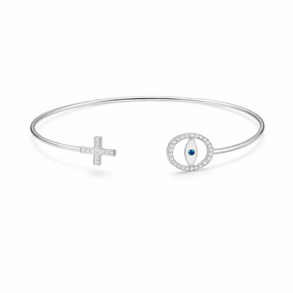 Evil Eye Cross Guard Bracelet