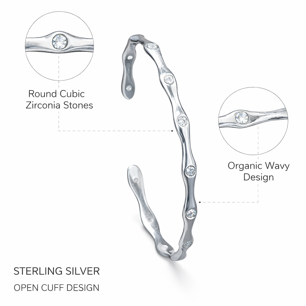 Serene Wave Minimal Bracelet