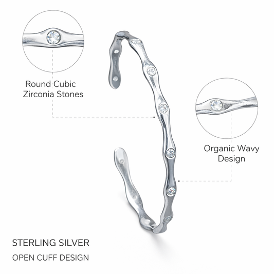 Serene Wave Minimal Bracelet