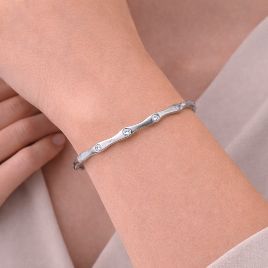 Serene Wave Minimal Bracelet