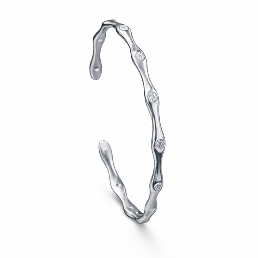 Serene Wave Minimal Bracelet