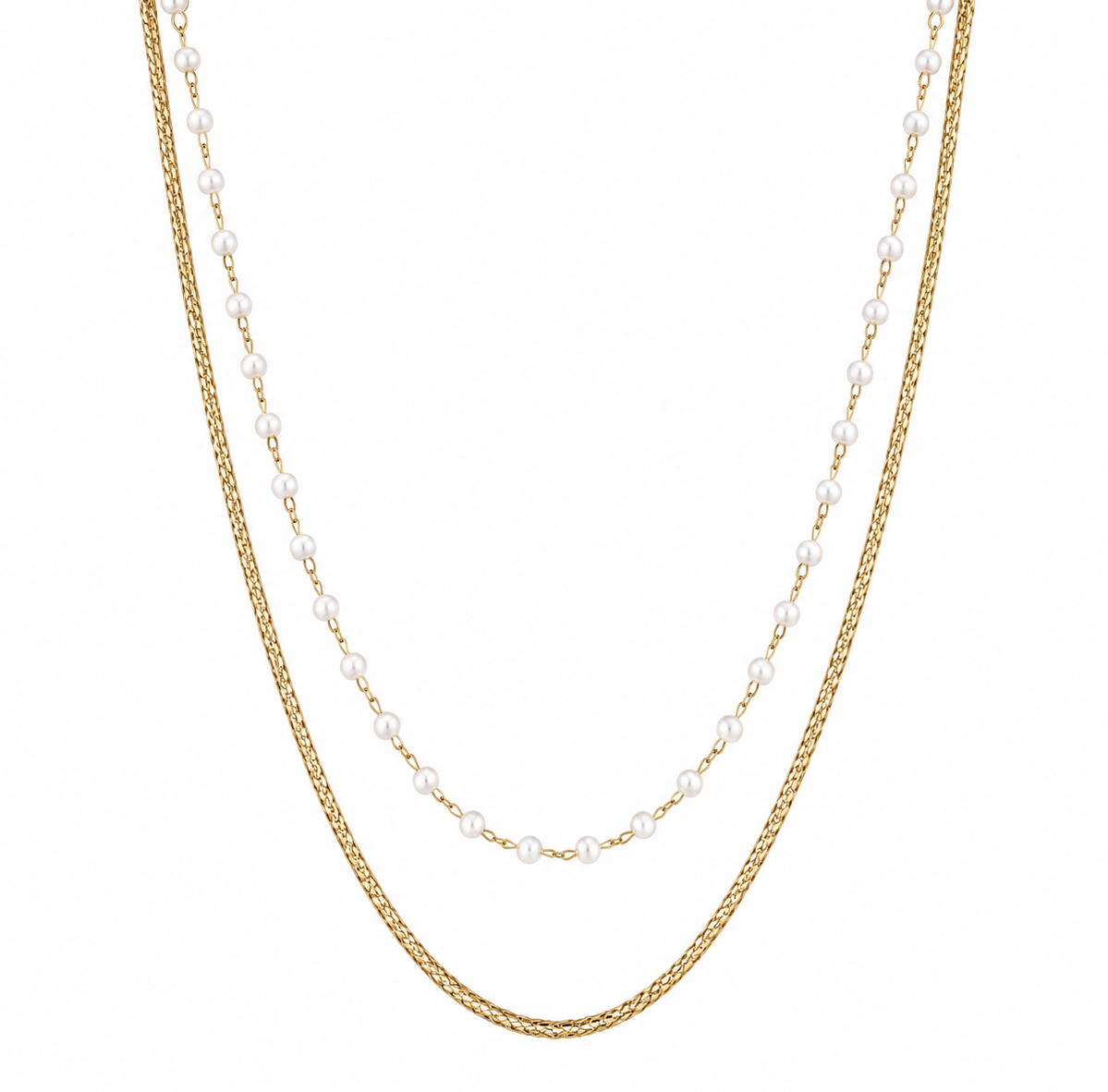 Demi Fine Pearl Layered Necklace