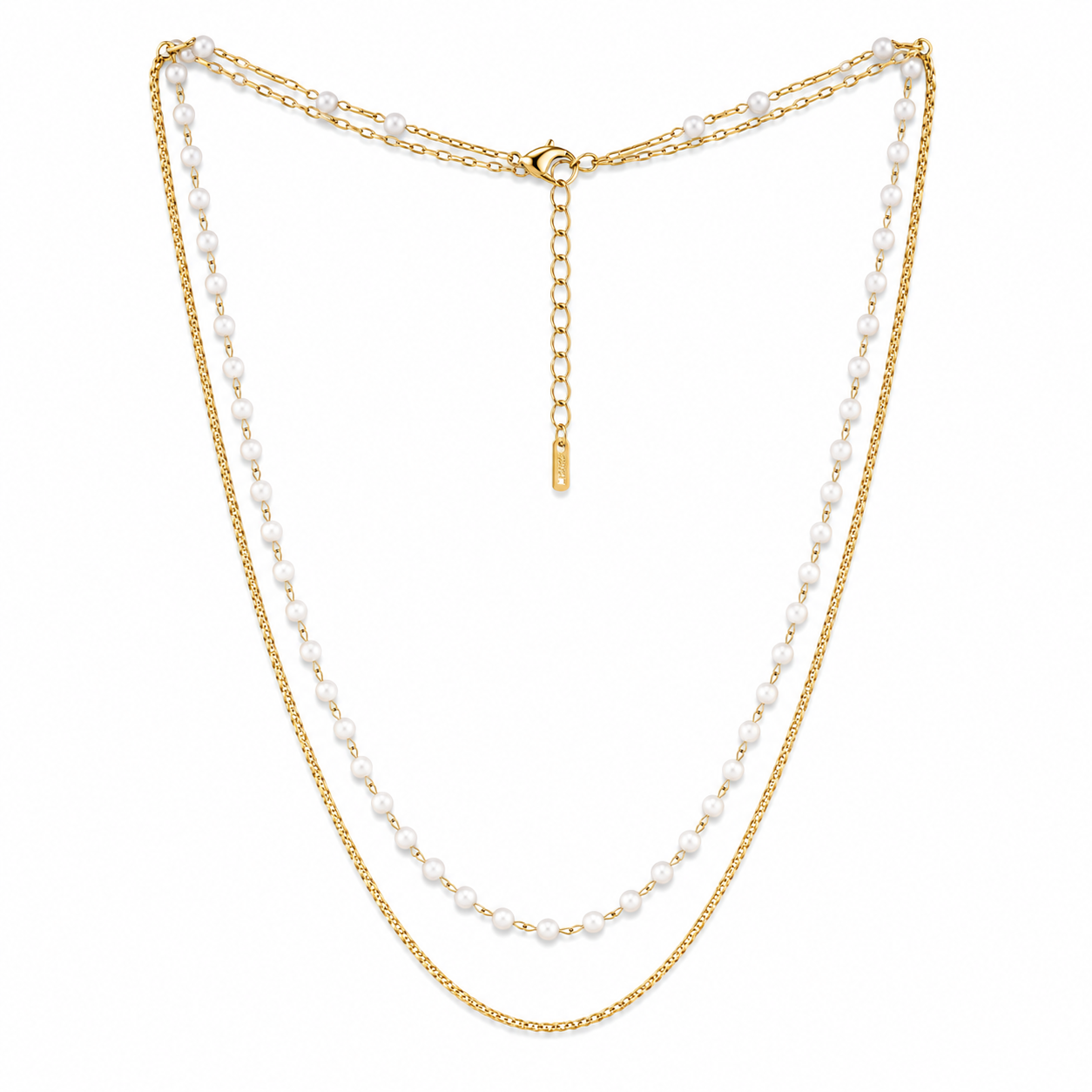 Demi Fine Pearl Layered Necklace