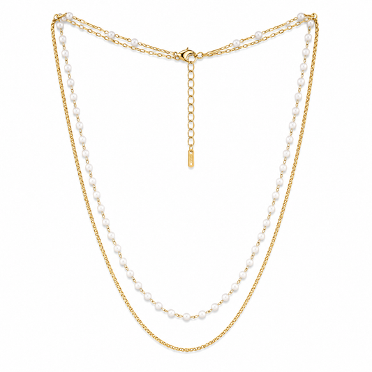Demi Fine Pearl Layered Necklace